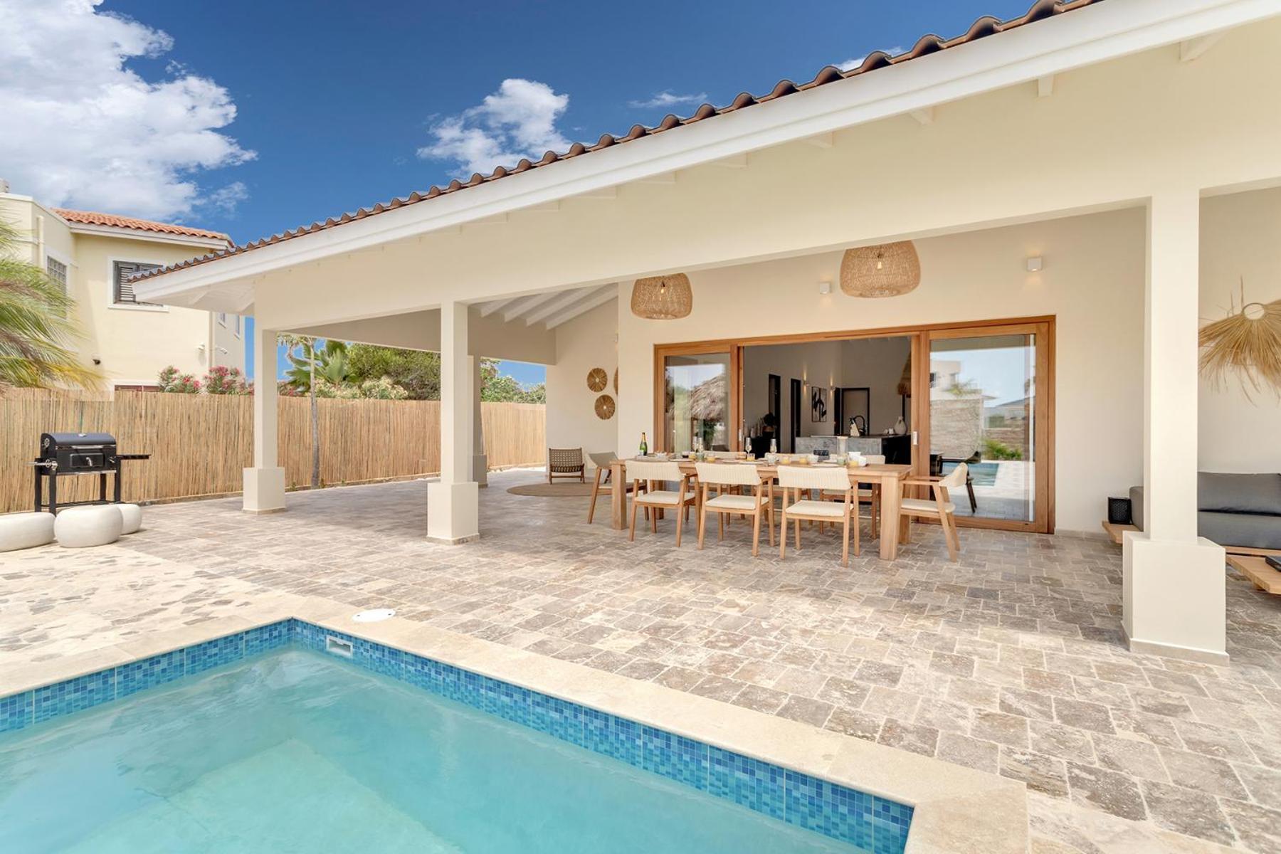 Casa Madera With Large Garden And Private Pool Vila Kralendijk  Exterior foto